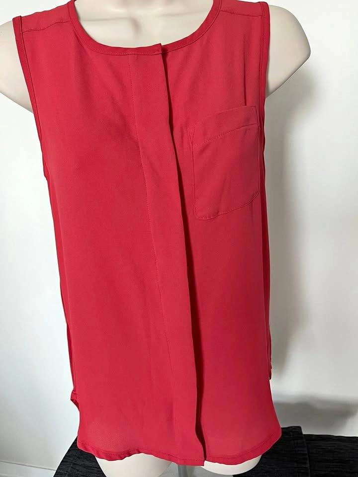 Ann Taylor LOFT Sleeveless Mixed Media Top ~ XS Petite ~ *NWT*⚽️