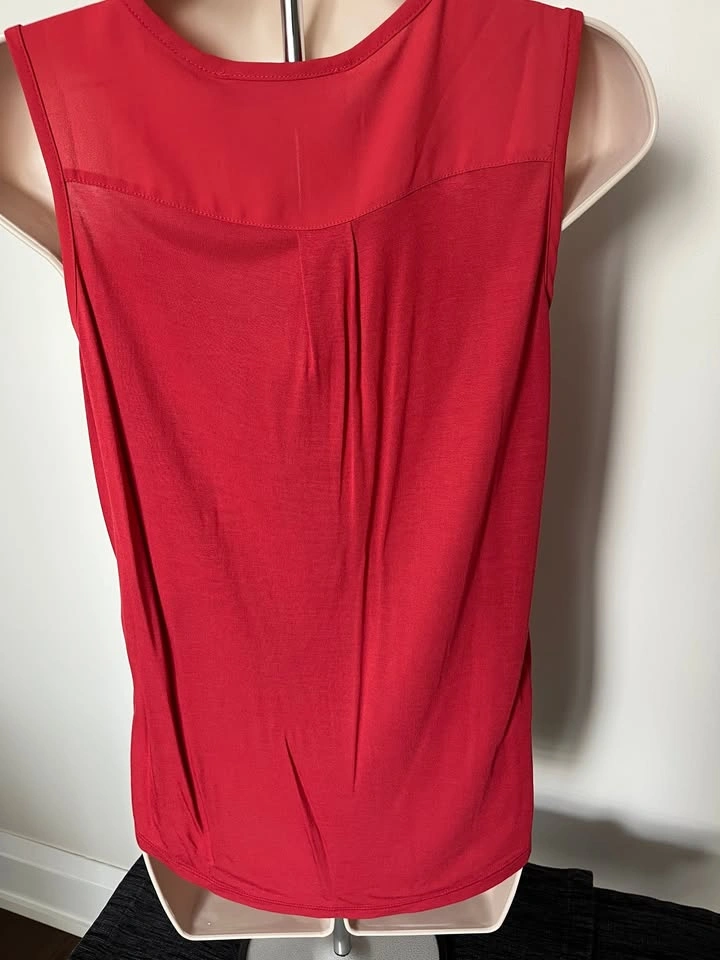 Ann Taylor LOFT Sleeveless Mixed Media Top ~ XS Petite ~ *NWT*⚽️ - photo 2