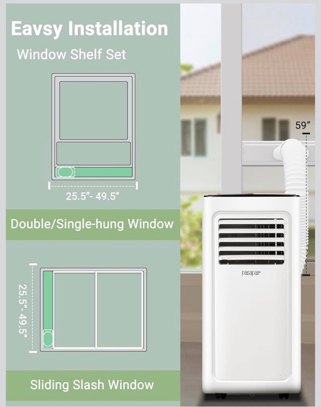 Danby Portable AC with Full Window Kit – New - photo 5