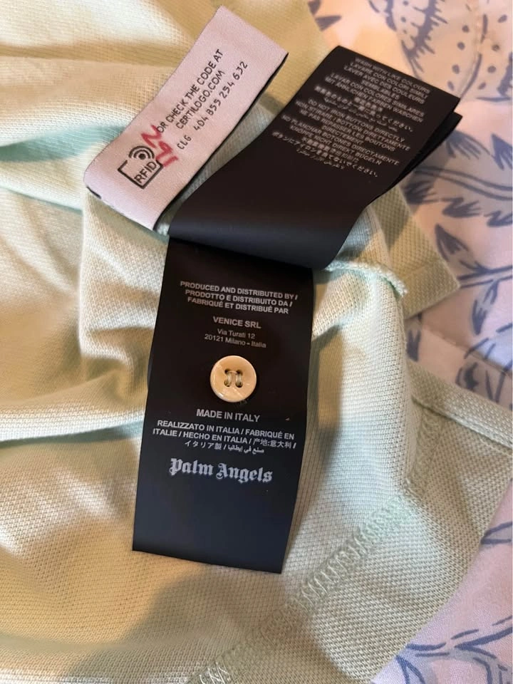 Palm Angels Classic Logo Polo ‘Mint’ - photo 5