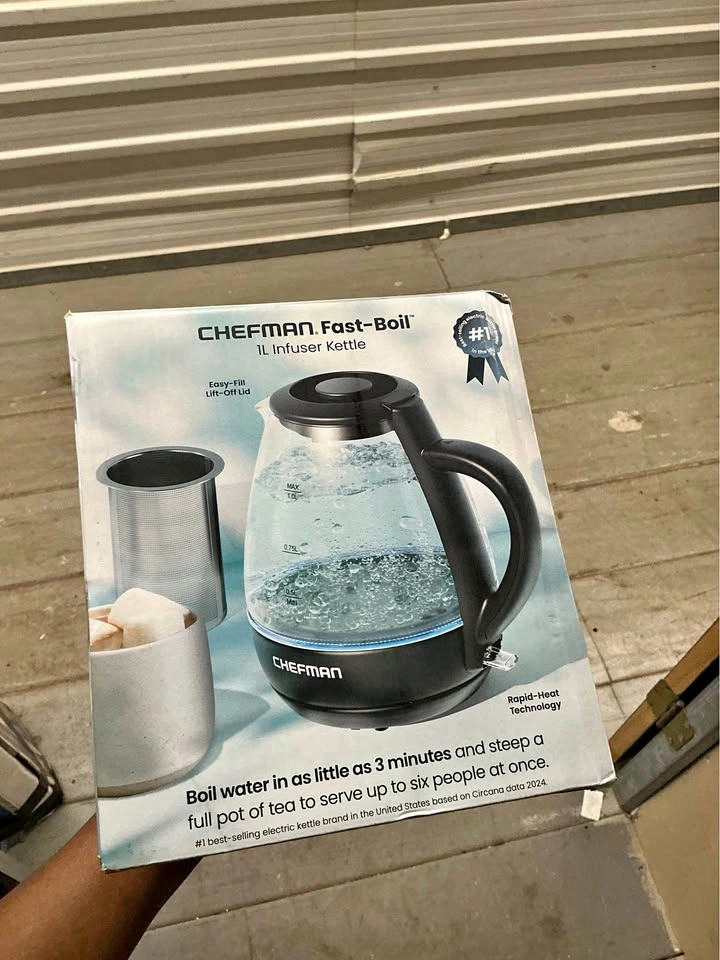 Chefman Fast-Boil 1L Infuser Kettle