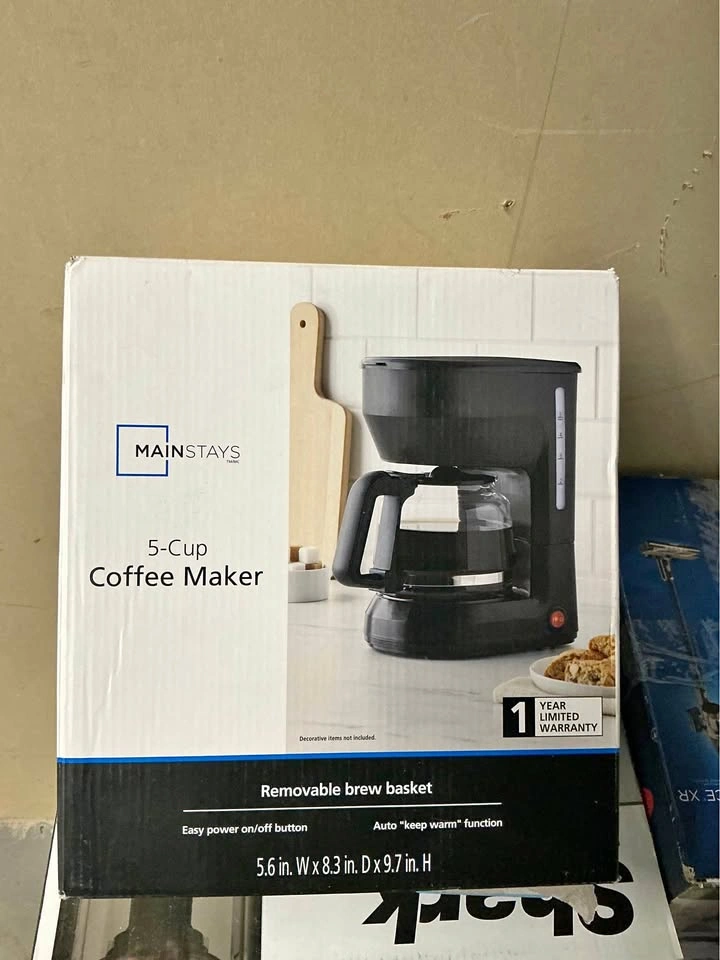 Mainstays 5-Cup Coffee Maker