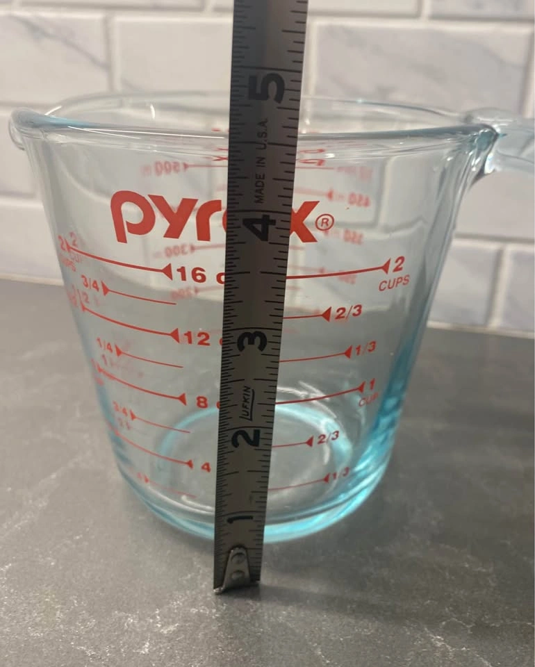 Pyrex: 2 Cup Glass Measuring Cup - (early 2000s) - photo 3