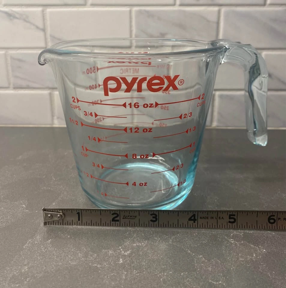 Pyrex: 2 Cup Glass Measuring Cup - (early 2000s) - photo 4