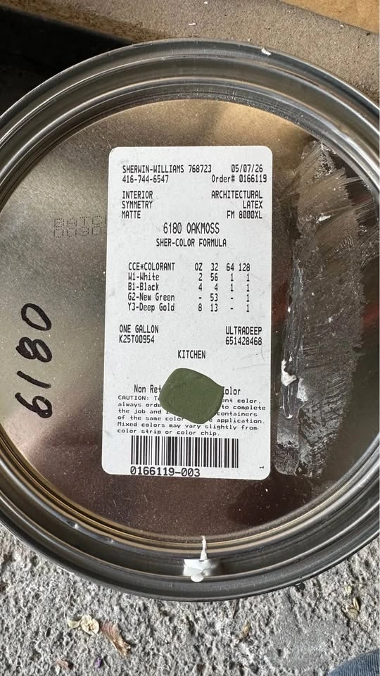 Paint New Full Gallon Latex Flat - Green - photo 2