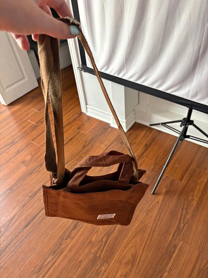 corduroy bag