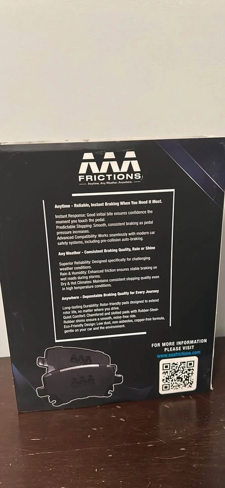 AAA Frictions Type 3 Premium Ceramic Brake Pads - photo 4