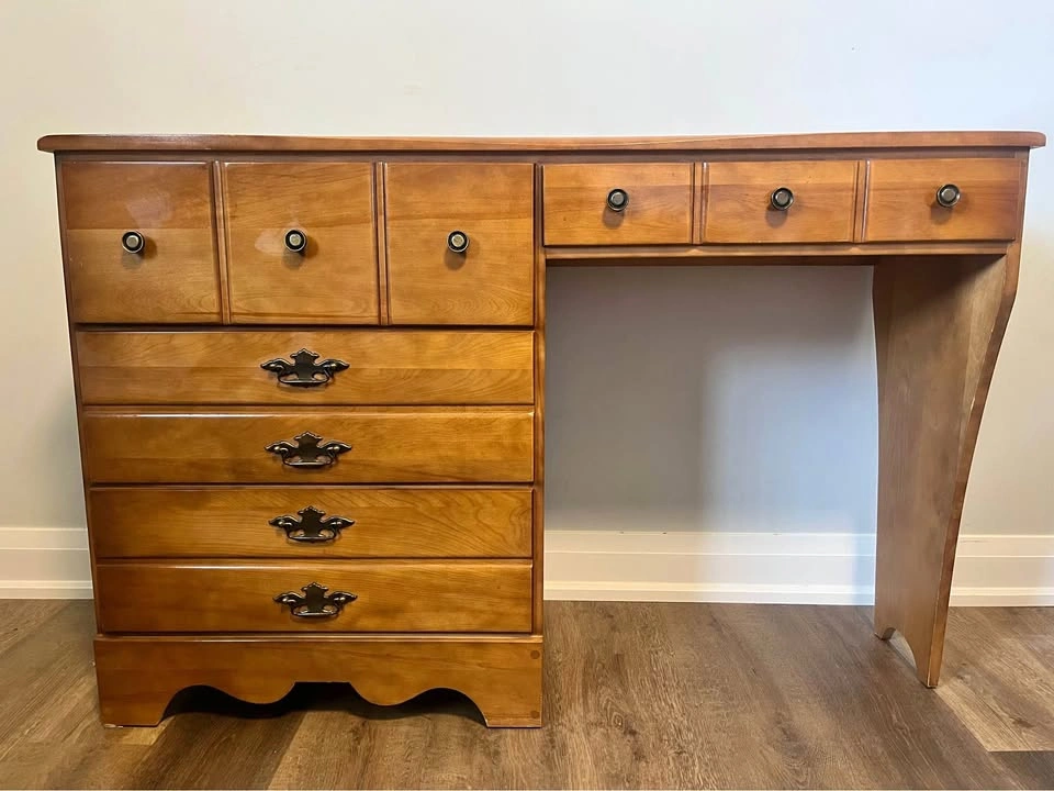 Solid wood desk/vanity desk