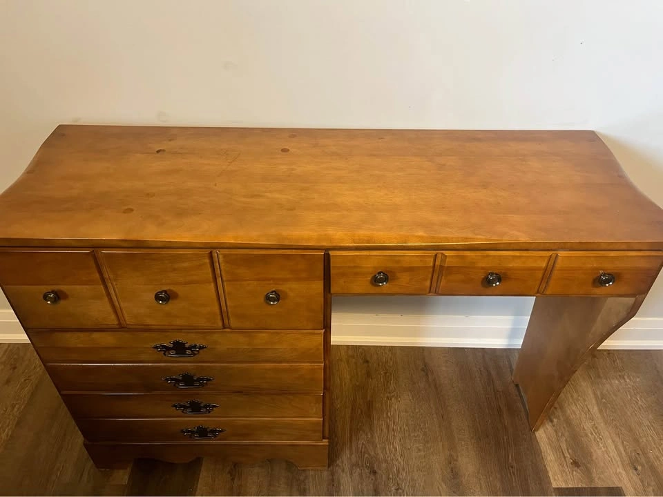Solid wood desk/vanity desk - photo 4