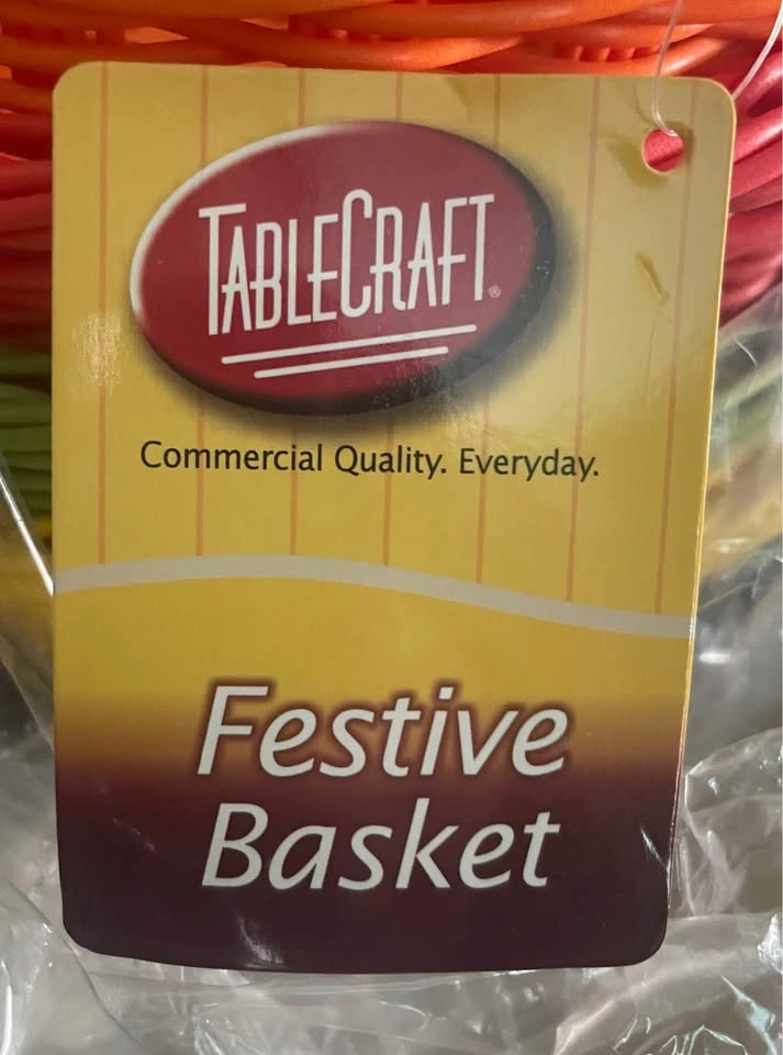 Case of Tablecraft Rattan Baskets Assorted Colors - photo 2