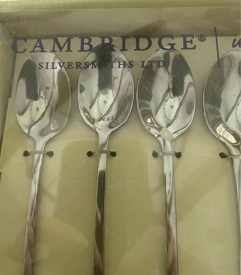 CLASSY VINTAGE CAMBRIDGE SILVERSMITHS ICED TEA SPOONS - SET OF 6 - photo 2