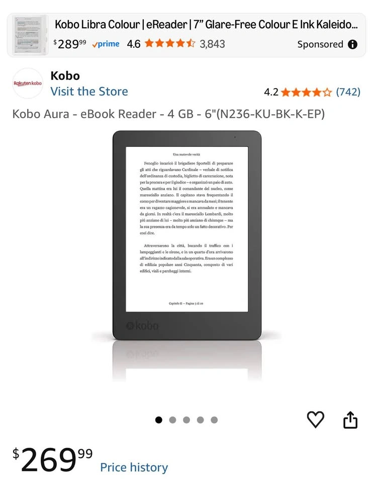 Kobo Aura - eBook Reader - photo 2