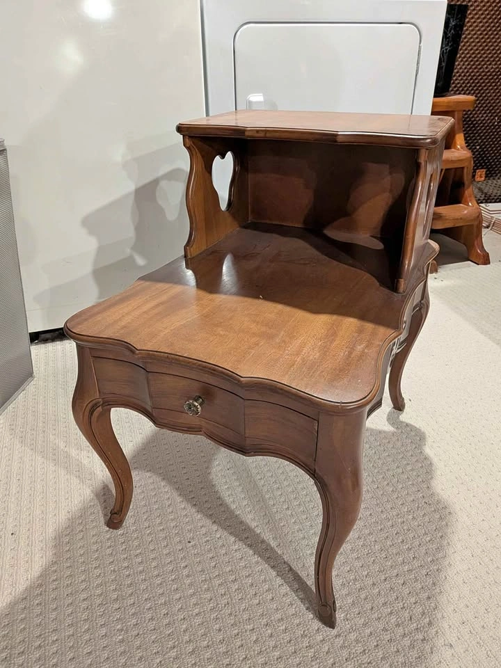 Vintage Two Tier End Table