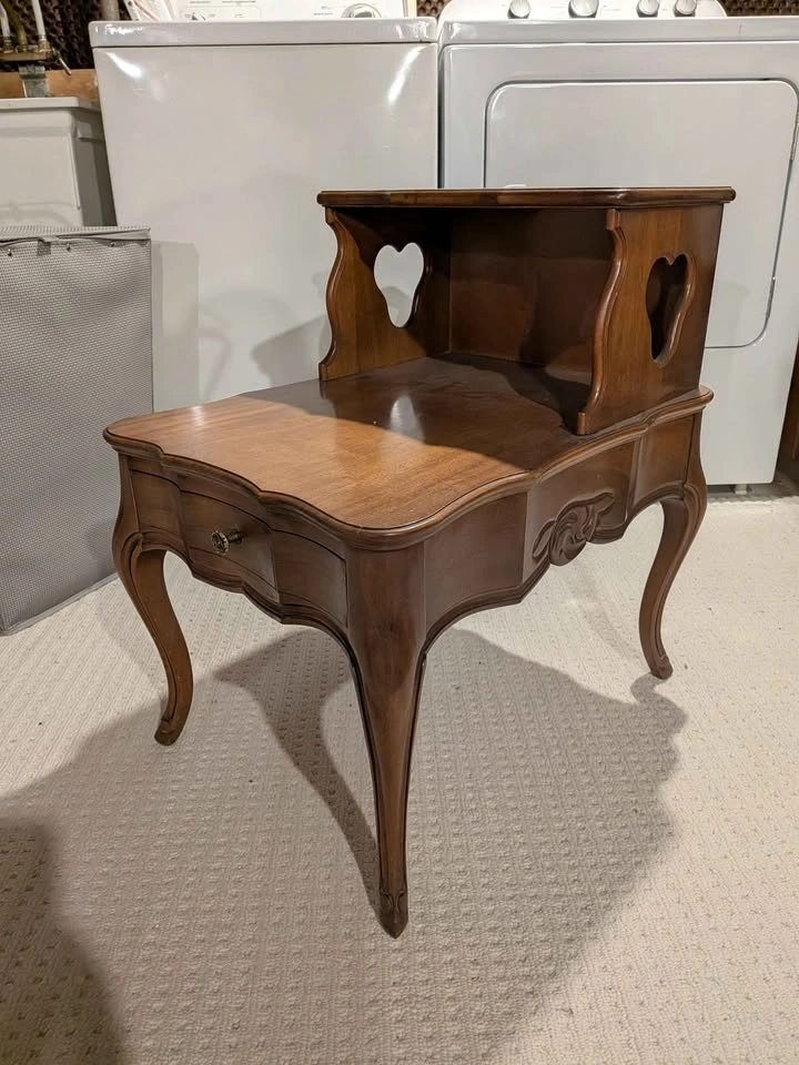 Vintage Two Tier End Table - photo 3