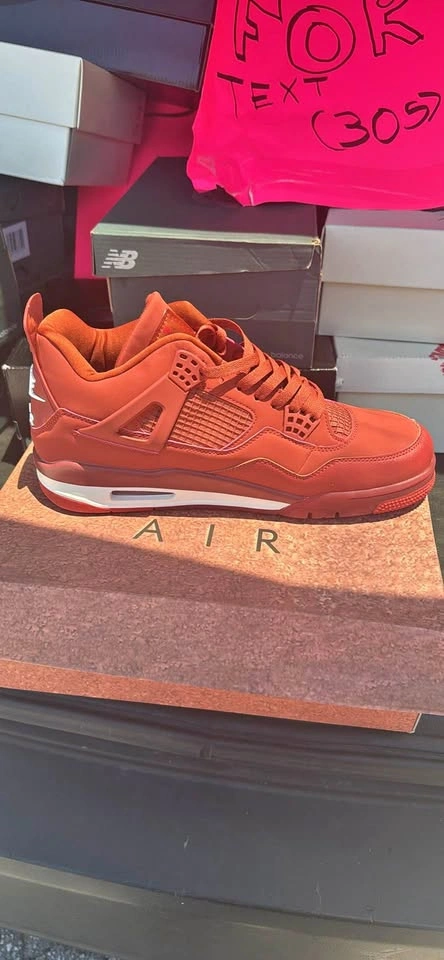 Nike Air Jordan 4 Retro Canyon Rust Sneakers