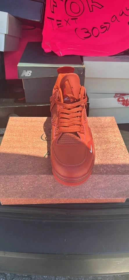 Nike Air Jordan 4 Retro Canyon Rust Sneakers - photo 2