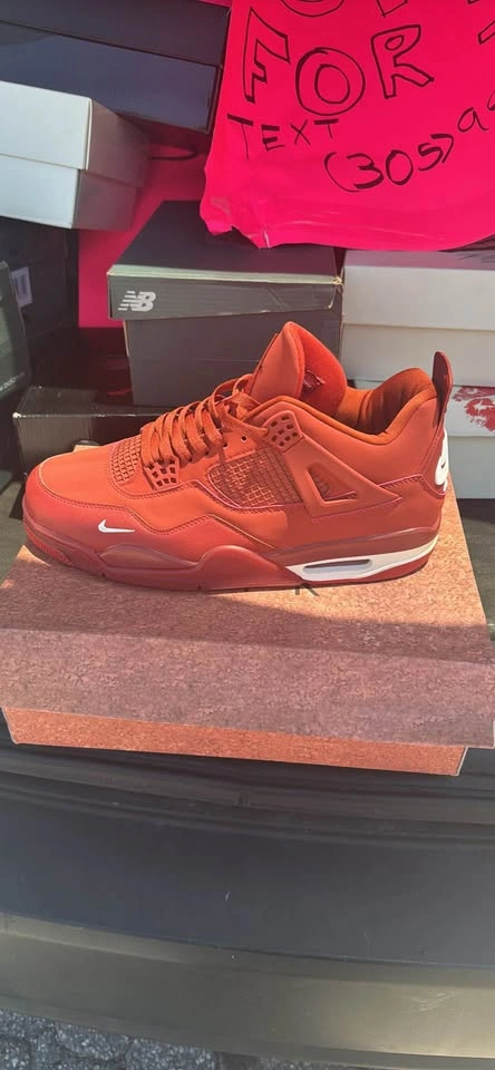 Nike Air Jordan 4 Retro Canyon Rust Sneakers - photo 3