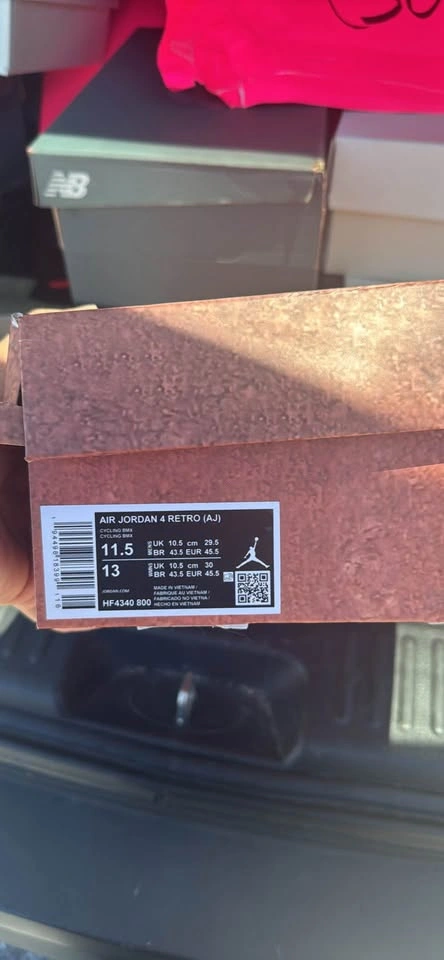 Nike Air Jordan 4 Retro Canyon Rust Sneakers - photo 4
