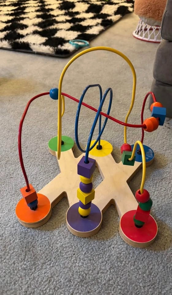 ⚽️Fisher Price Baby Stacking Rings & Melissa and Doug Bead Maze - photo 2