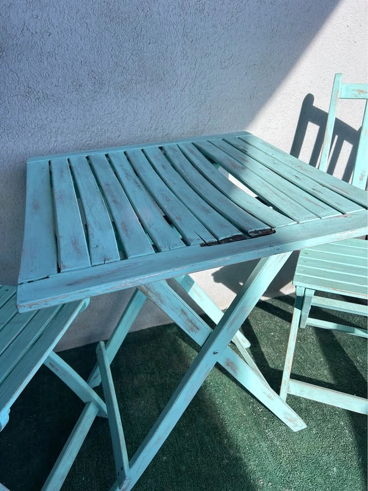 Foldable Patio Set - 2 chairs 1 table - photo 5