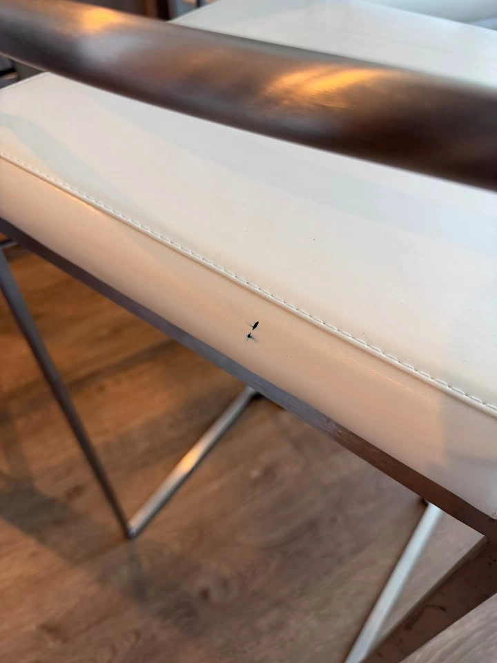 Modern Glass and Chrome Bar Table Set with 2 Stools - photo 5