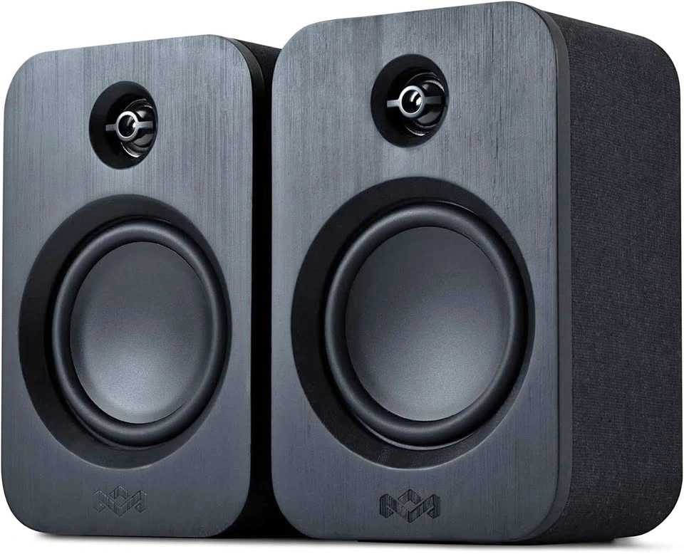 House of Marley Get Together Duo Bluetooth Bookshelf Speakers