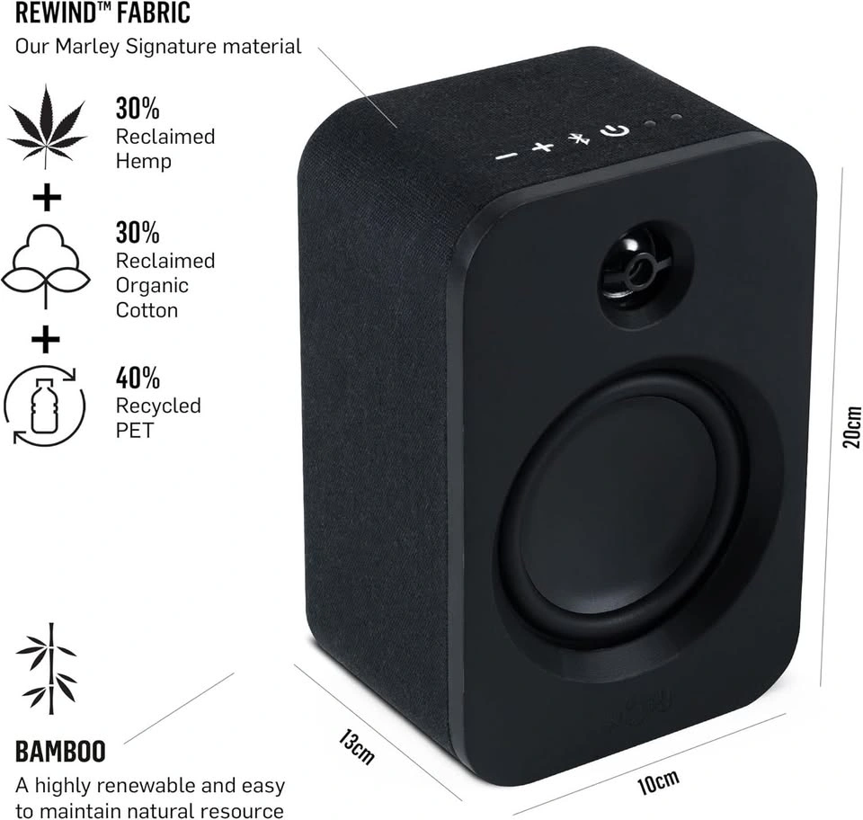 House of Marley Get Together Duo Bluetooth Bookshelf Speakers - photo 2