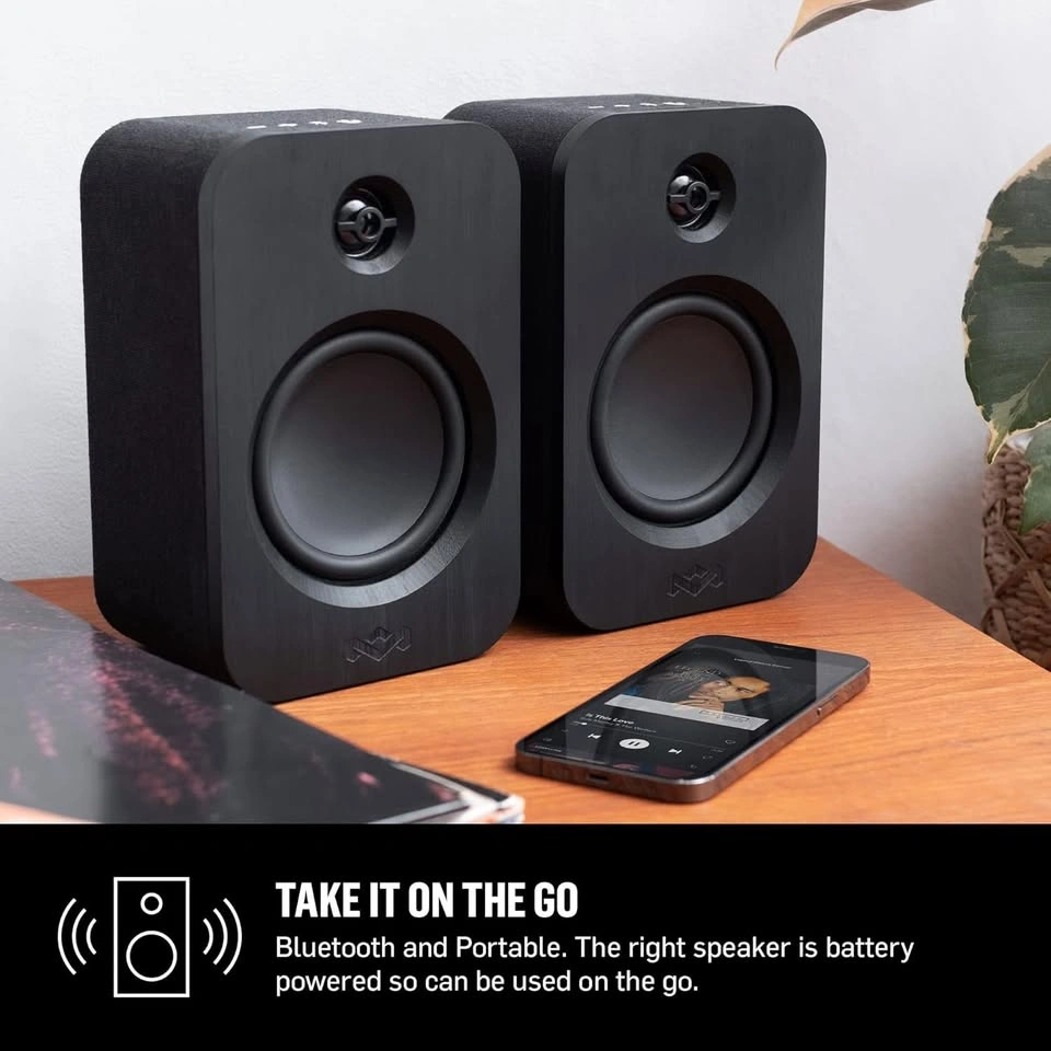 House of Marley Get Together Duo Bluetooth Bookshelf Speakers - photo 5