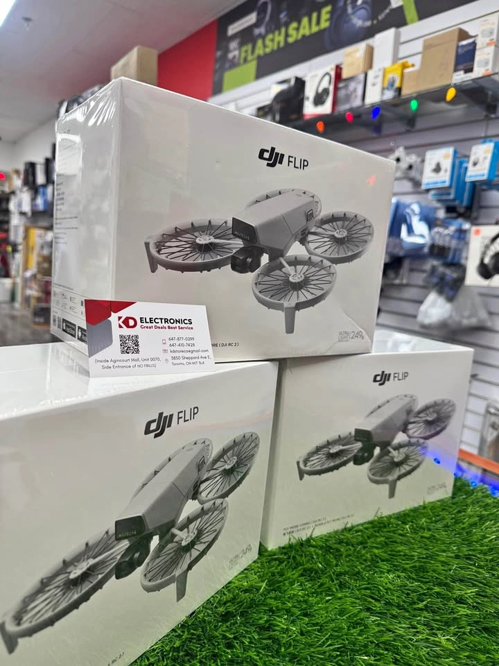 DJI Flip Drone Fly More Combo | 4K Camera | RC 2 Screen Remote