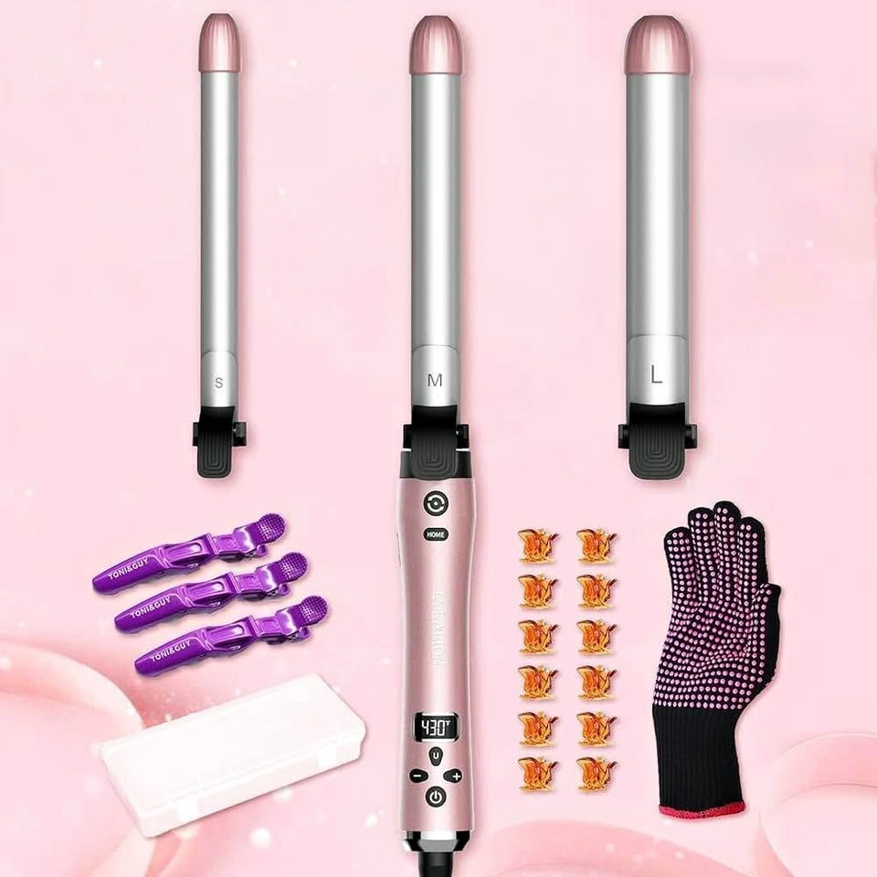 Hair Curling Wand - 3 Barrels