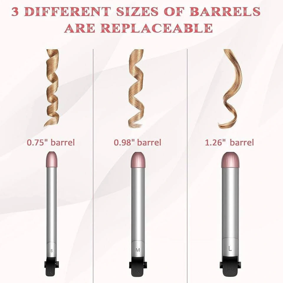 Hair Curling Wand - 3 Barrels - photo 3