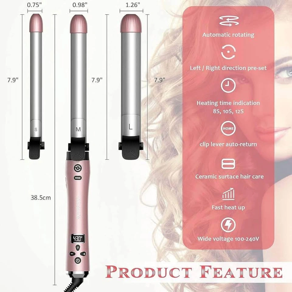 Hair Curling Wand - 3 Barrels - photo 5