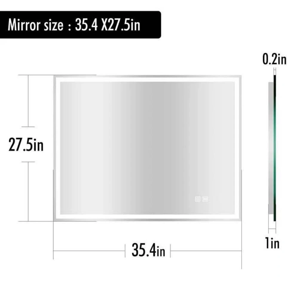 LED Bathroom Mirror with Defogging - photo 4