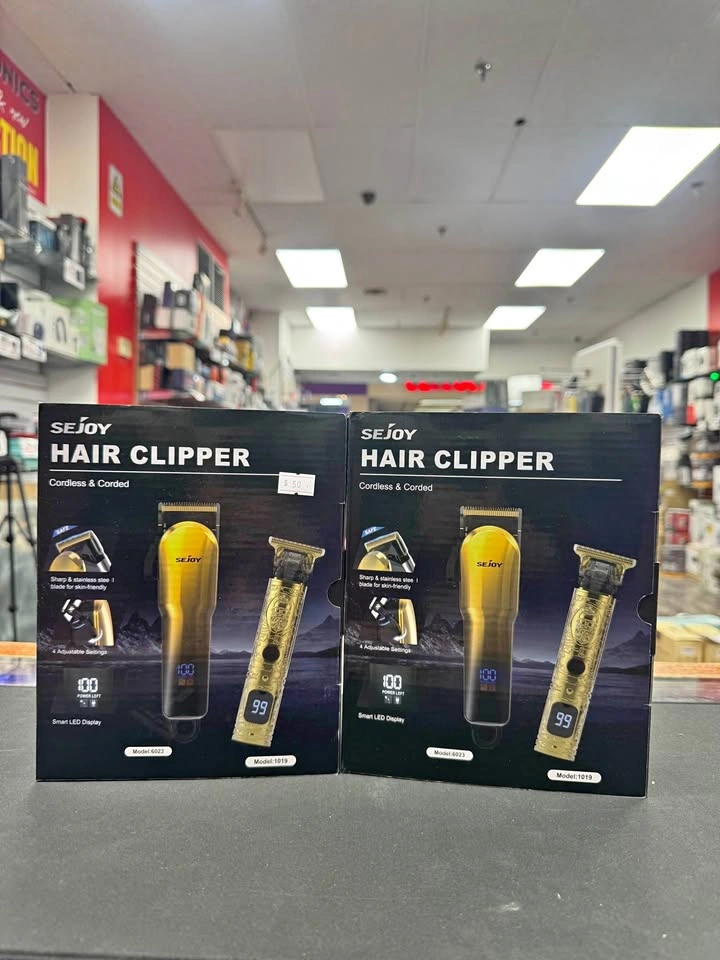 Sejoy Professional Set Rechargeable Hair Clipper Gold
