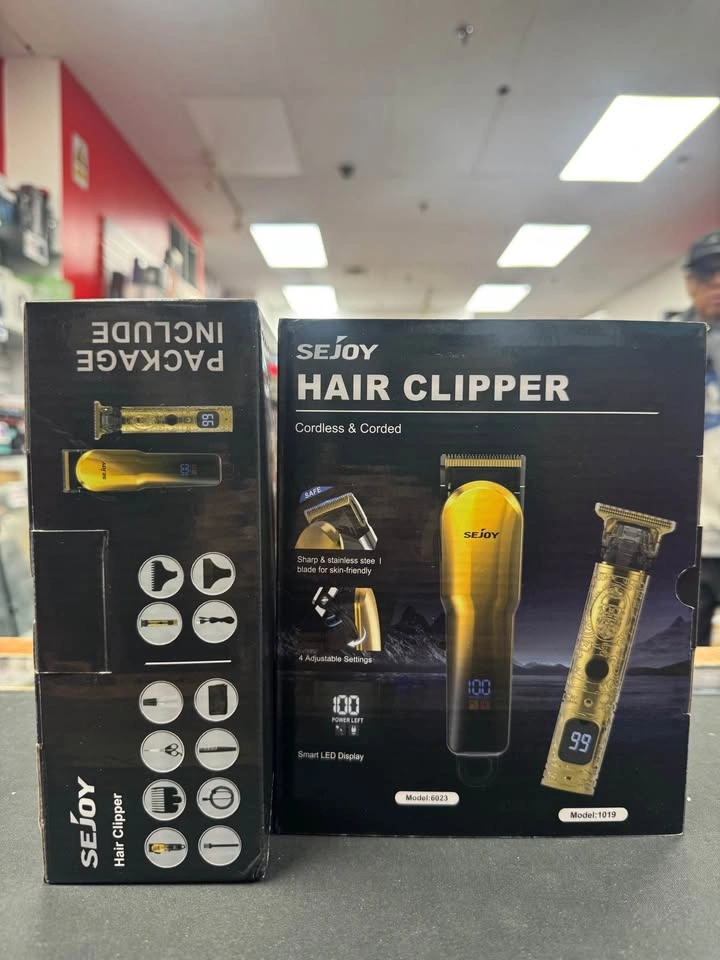 Sejoy Professional Set Rechargeable Hair Clipper Gold - photo 2