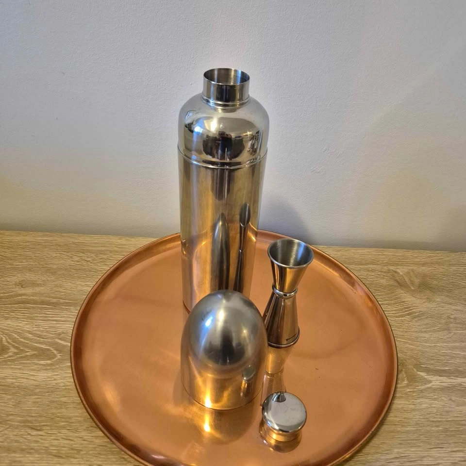 Stainless Steel Cocktail Shaker & Double Jigger - photo 2