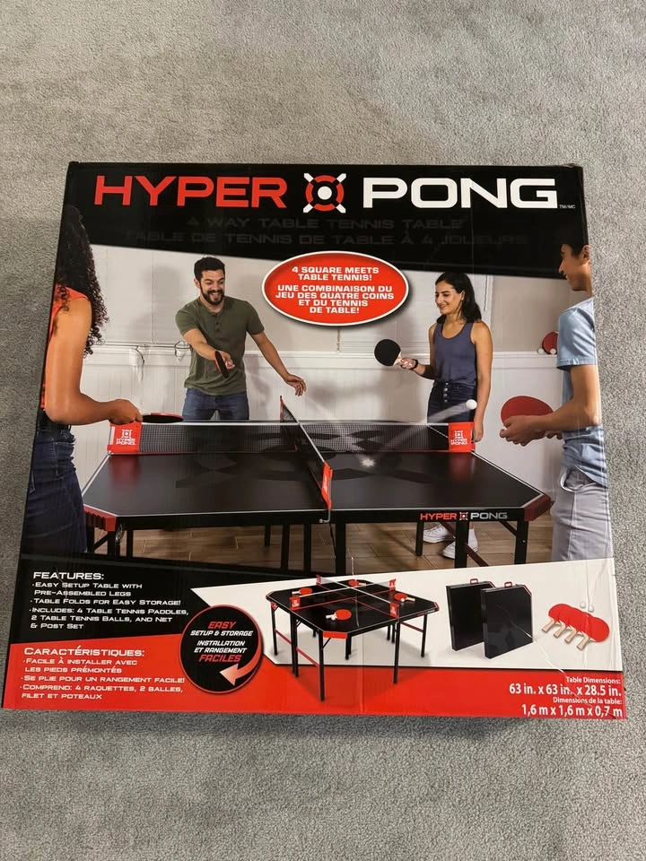 Hyper Pong 4-Way Table Tennis - photo 4