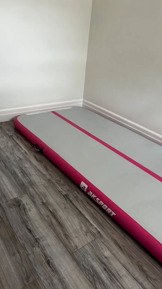 AKSPORT 10ft Inflatable Gymnastics Air Track Mat + Electric Pump - photo 4