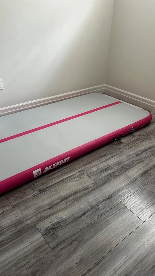 AKSPORT 10ft Inflatable Gymnastics Air Track Mat + Electric Pump - photo 5