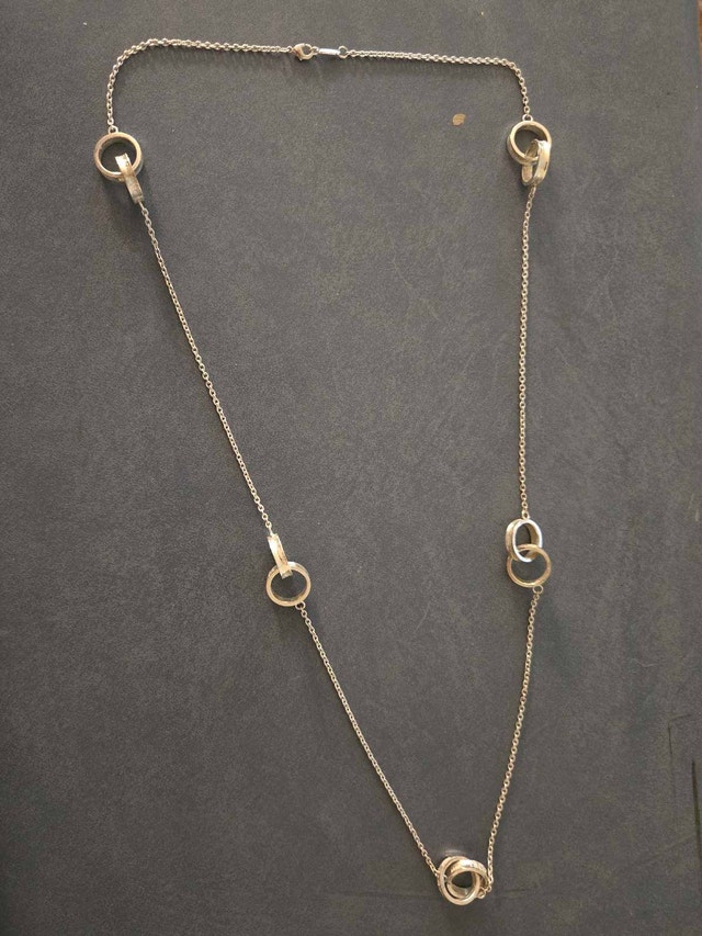 Tiffany and Co 1837 Interlocking Circles Necklace - photo 3
