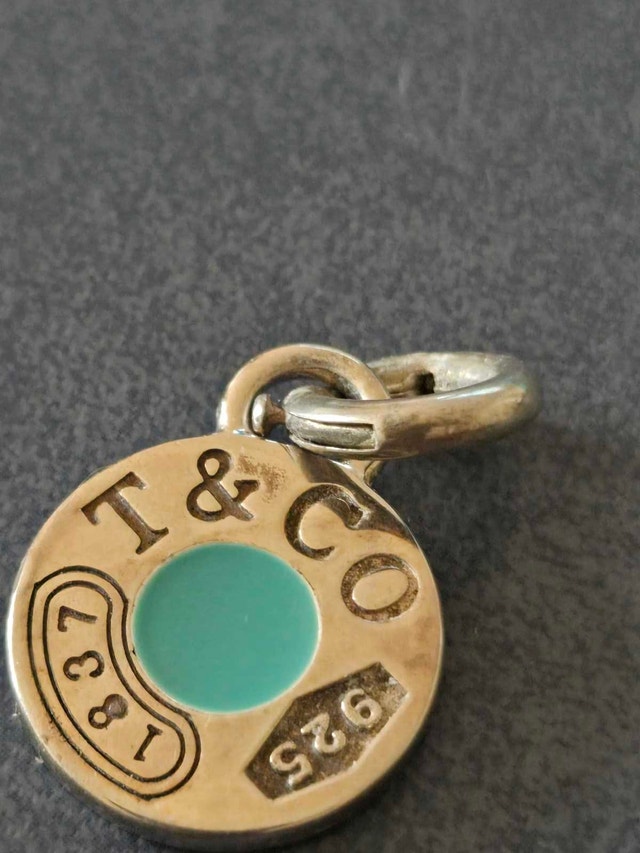 Tiffany & Co 1837 Blue Enamel Charm - photo 2