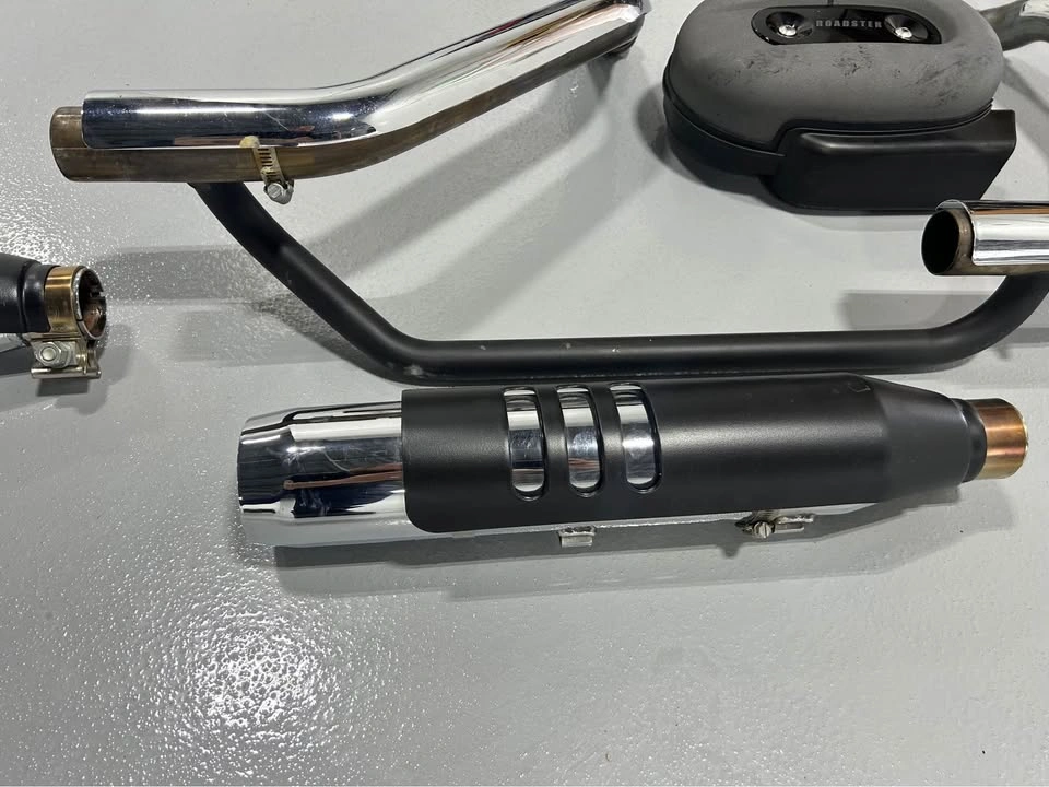 Harley-Davidson Roadster Sportster Exhaust and Air Cleaner - photo 3