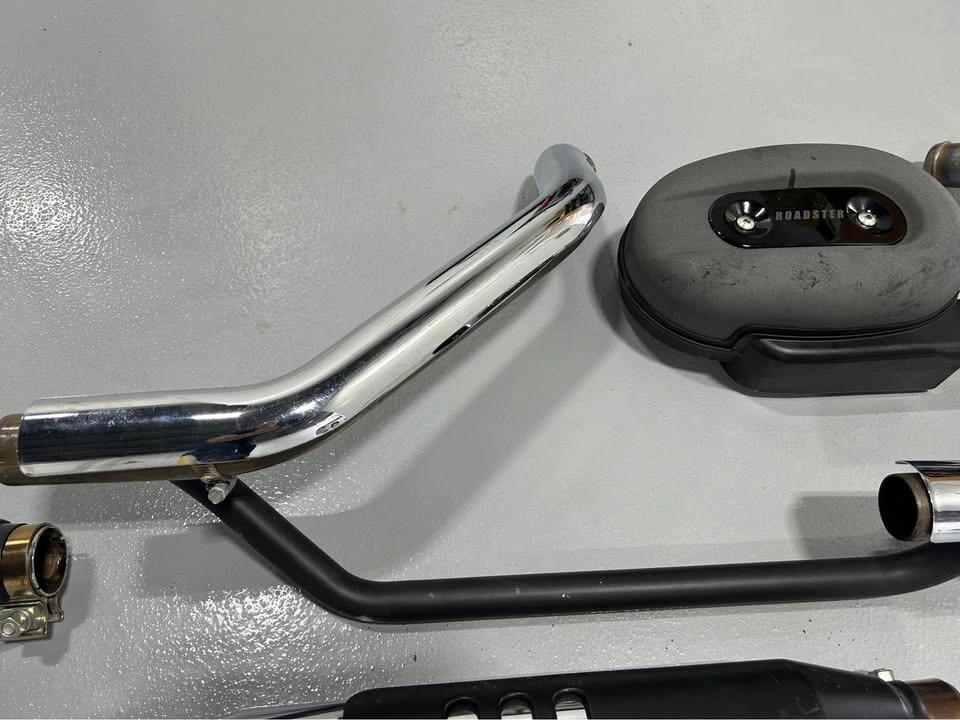 Harley-Davidson Roadster Sportster Exhaust and Air Cleaner - photo 4
