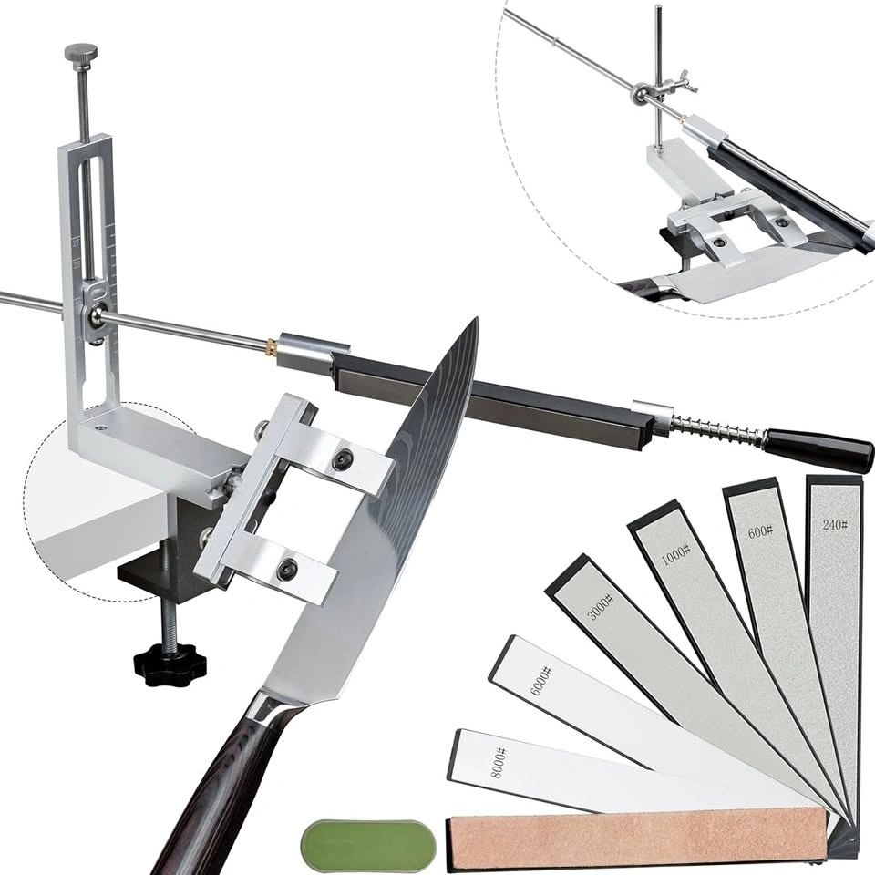 New CWOVRS S09 Precision Knife Sharpening System, 9 Stones