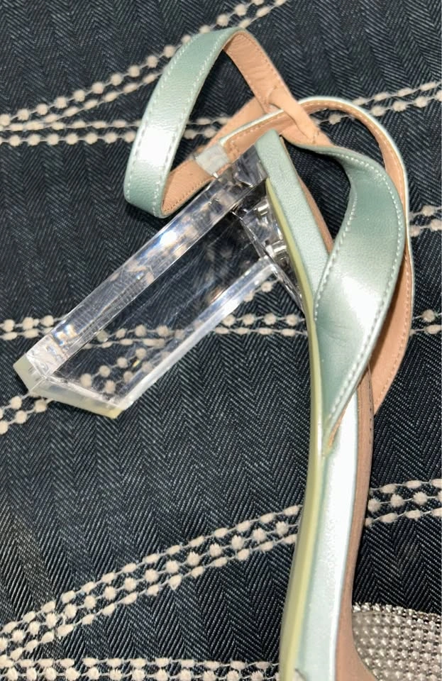 Chinese Laundry Galda Clear Acrylic Heeled Sandals SZ 8 ⚽️ - photo 5