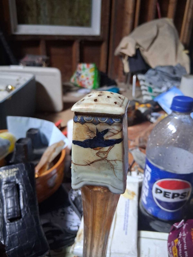 Vintage Porcelain Bird Salt Shaker