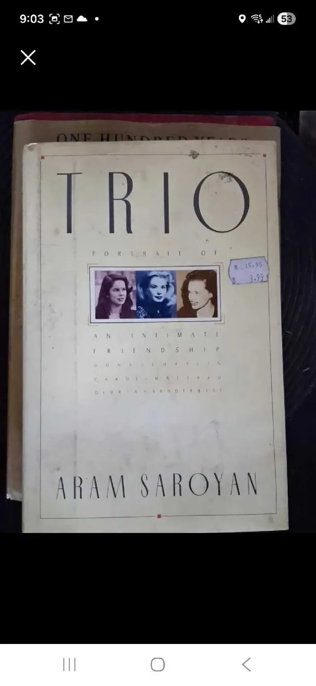 Trio by Aram Saroyan
