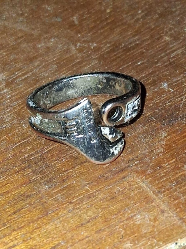 Sterling Silver Wrench Ring