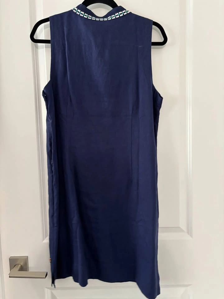 Hatley Women's Linen Marin Shift Dress - Patriot Blue ~ L NEW⚽️ - photo 5