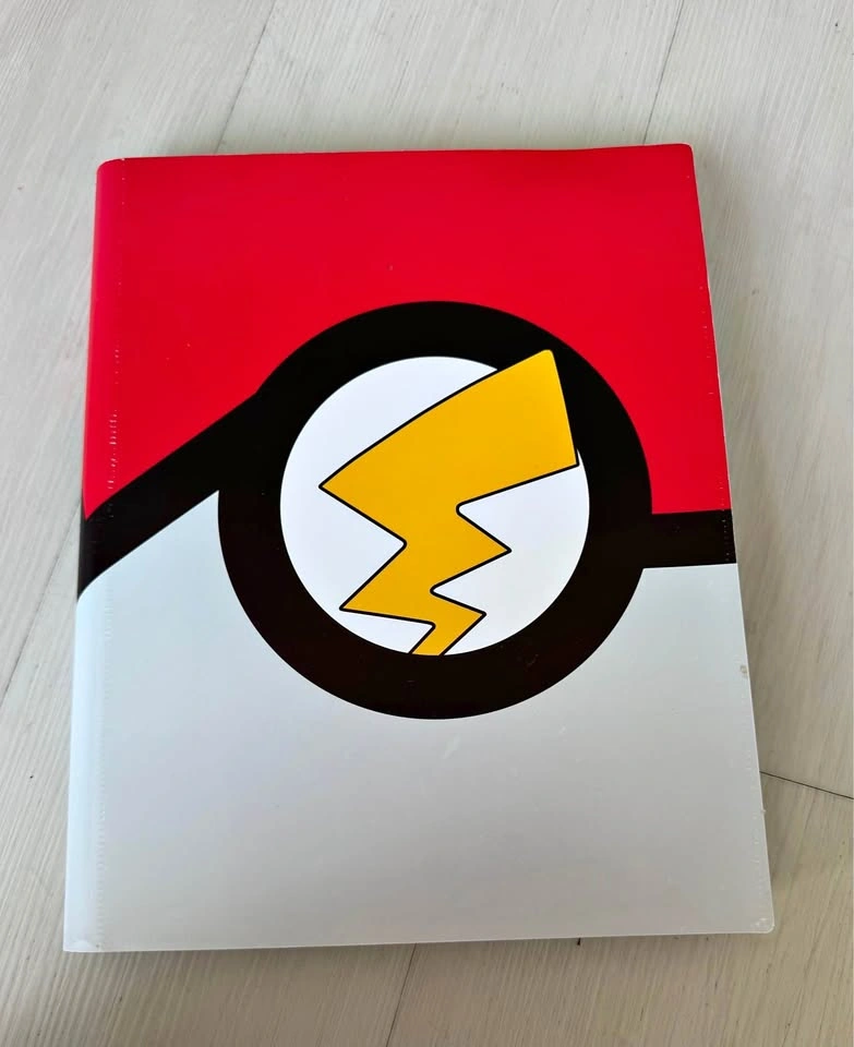 Pokemon binder with cards